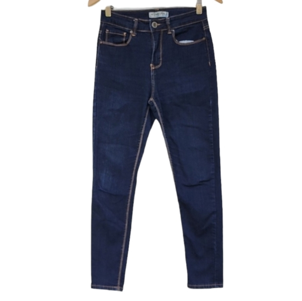 Indigo Rein Size 7‎ Womens Jeans Skinny High Rise Rise Dark Wash 27W 27L